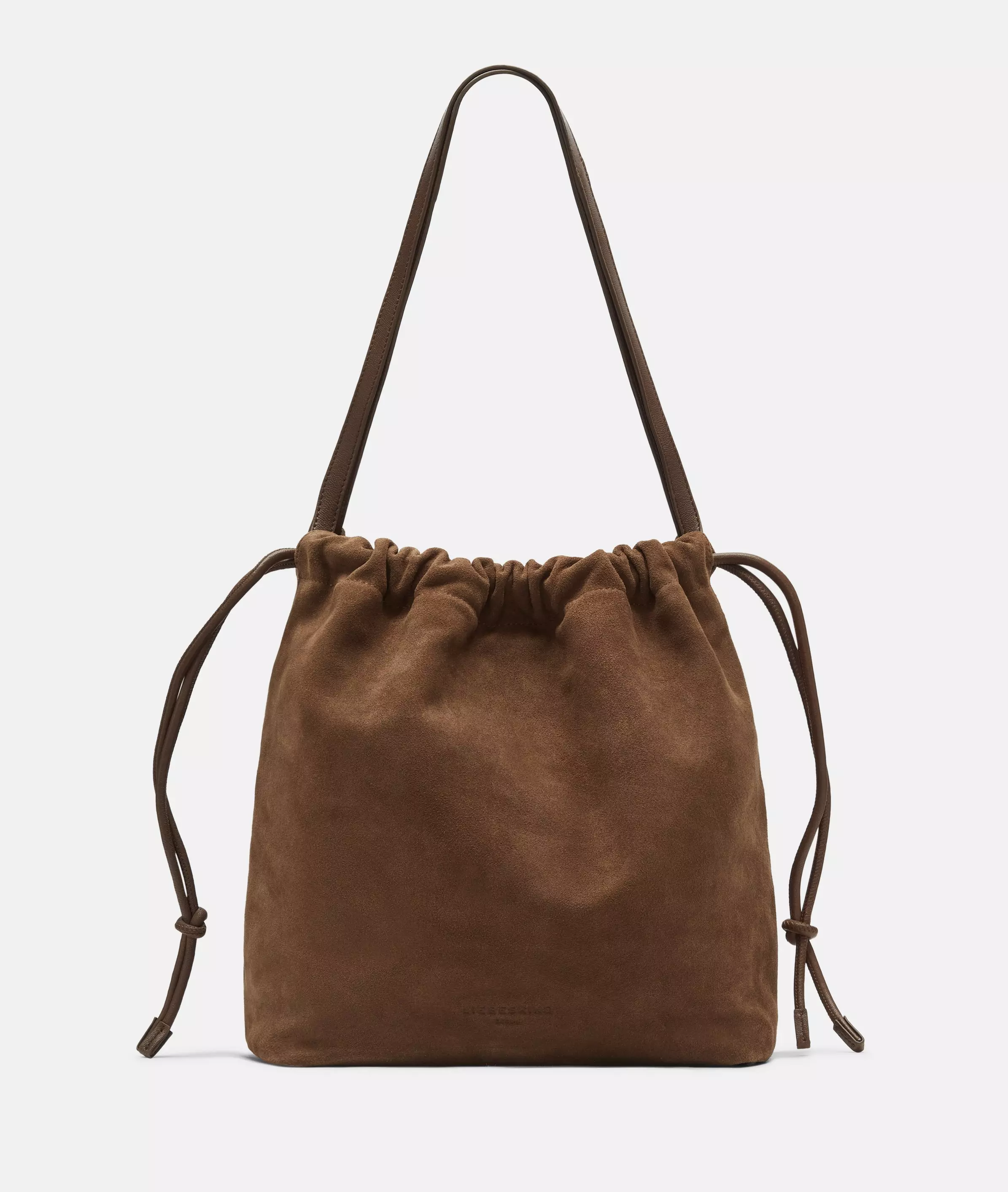 Lya Hobo M Spacious pouch bag made from soft suede