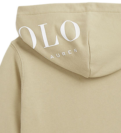 Polo Ralph Lauren H?ttetr?je - Classic - Khaki m. Hvid