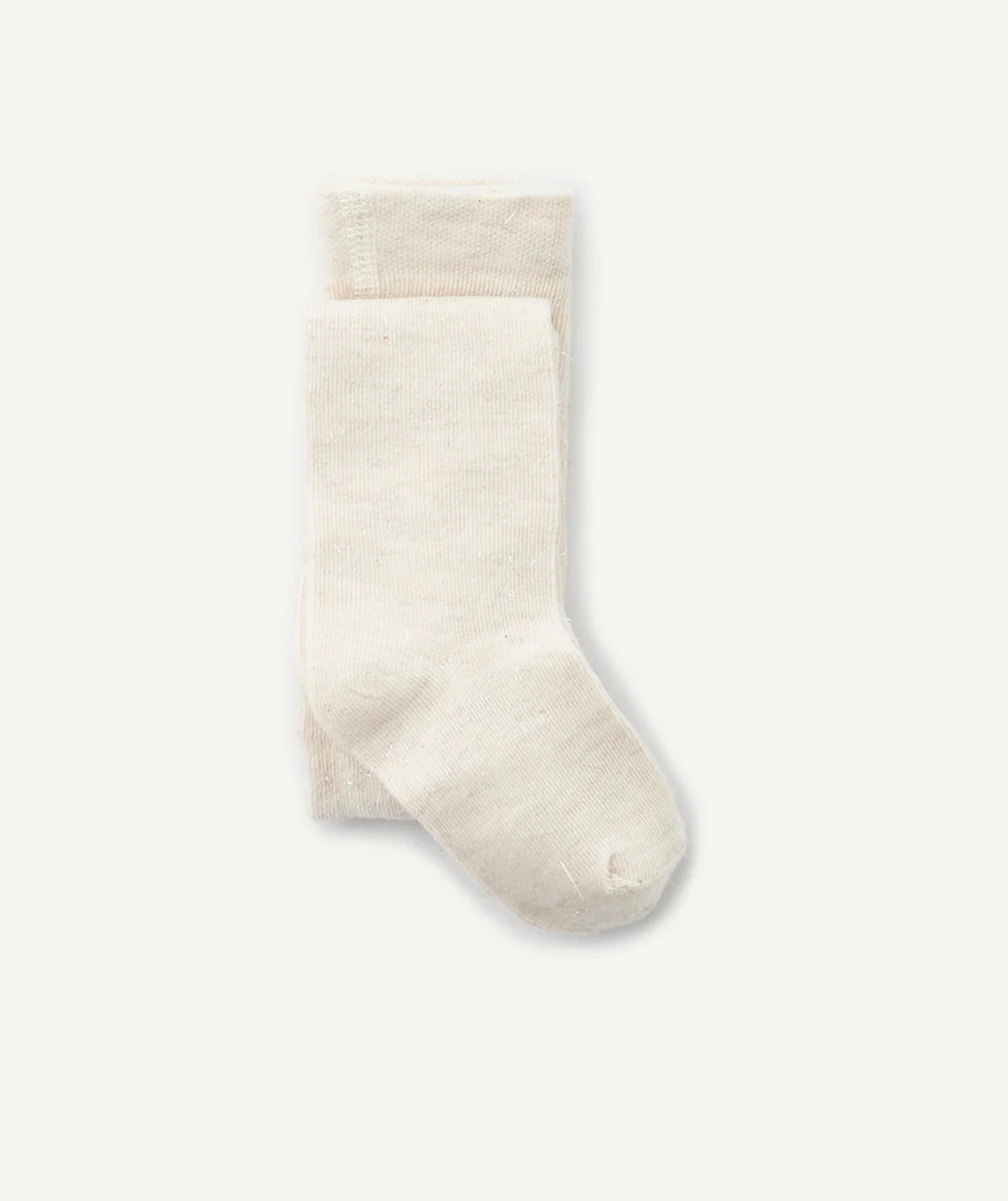 LES COLLANTS ÉCRUS EN TRICOT