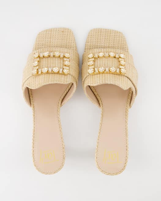 Terry Lucia-536 Pantoletten in Beige