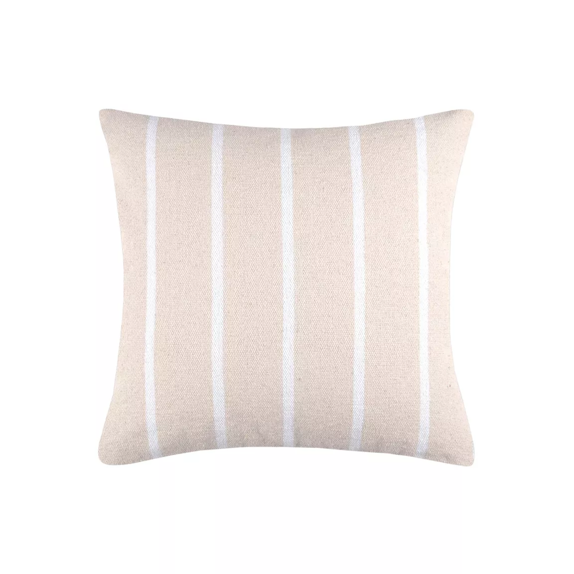 Coussin extérieur carré toile de coton (50 x 50 cm) Ocealys Blanc