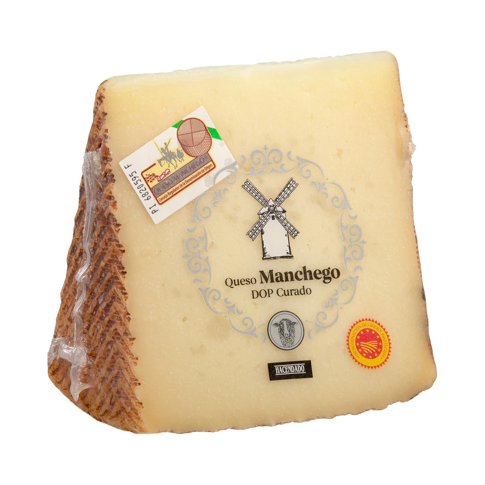 Fromage de brebis Hacendado Manchego, fromage affiné AOP