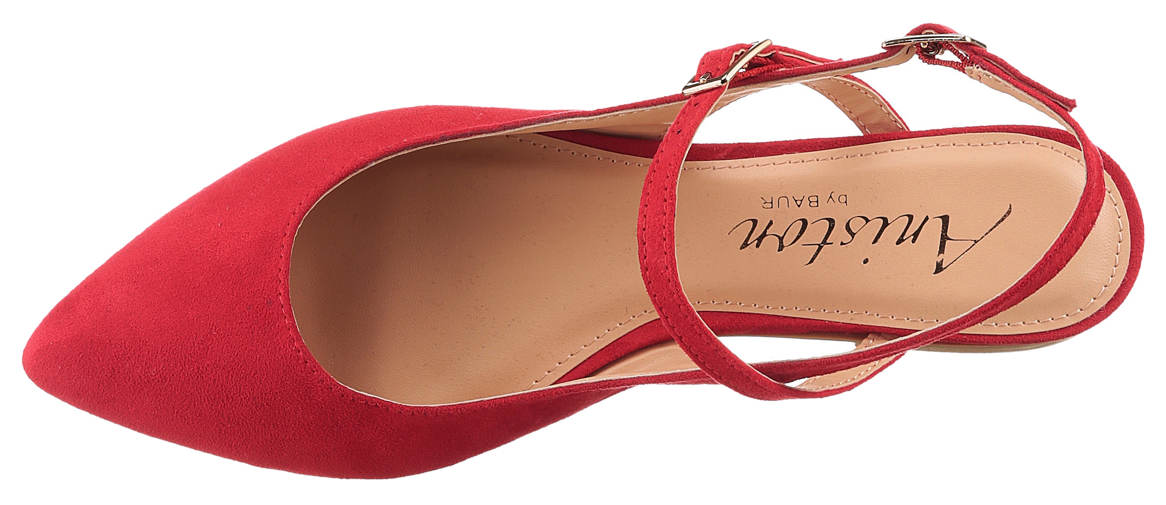 Aniston SHOES Slingpumps  Flat, Sommerschuh, Riemchensandale - neue KOLLEKTION, schmale Form