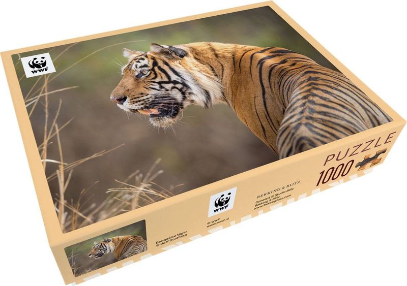 Bekking & Blitz - Puzzel - Bengaalse Tijger - 1.000 Stukjes - Wereld Natuurfonds