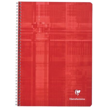 Cahier spirale Clairefontaine Metric A4 21 x 29,7 cm petits carreaux 100 pages
