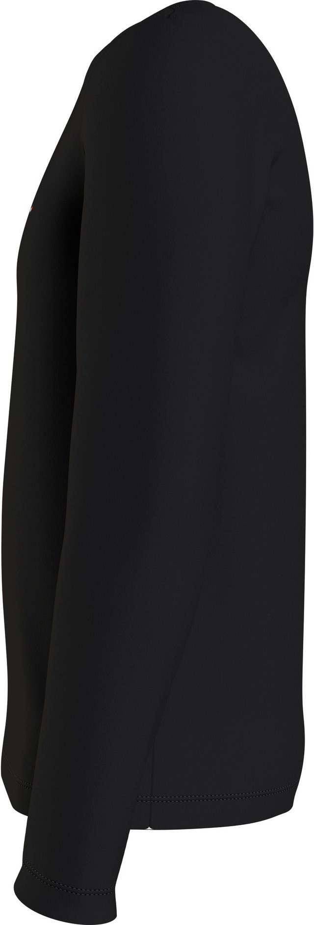 Tommy Hilfiger Big & Tall Longsleeve »BT-STRETCH SLIM FIT TEE-B mit Rundhals und Logo«, unifarben, casual, slim fit, Baumwollmix, Rundhals, grosse Grössen