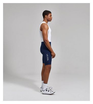 Cuissard Court à Bretelles Le Col Pro II Bleu Navy/Blanc