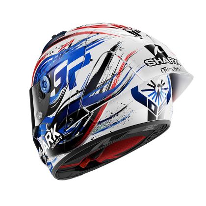 Casque Shark AERON-GP FIM RACING REPLICA ZARCO SIGNATURE - Blanc / Noir