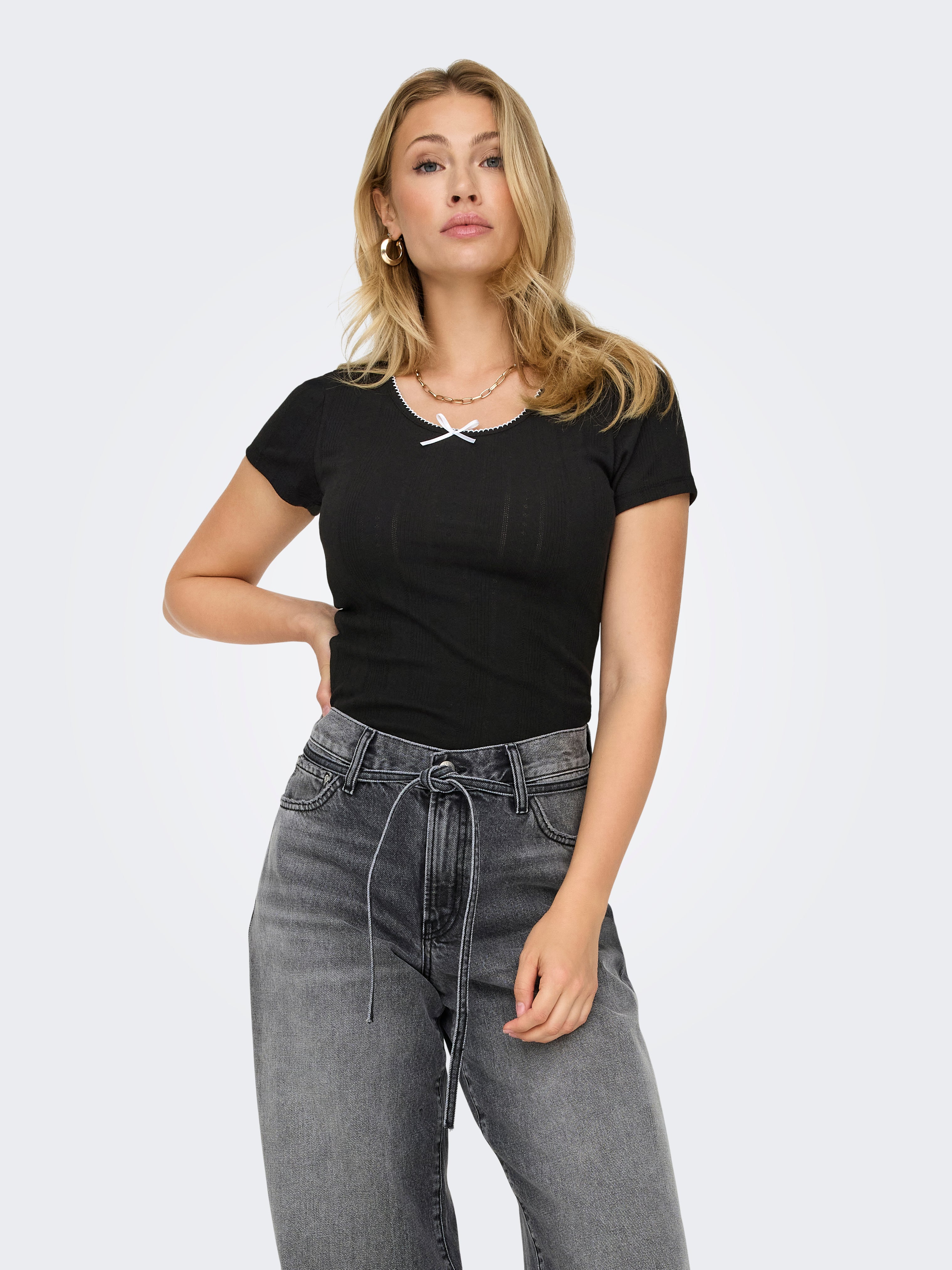 ONLTENNA Top Black