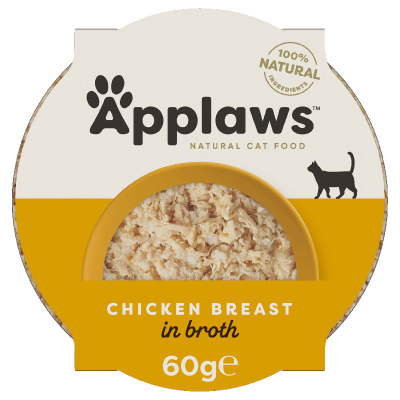 Applaws Cat Pot Chicken Breast & Rice 10x60g