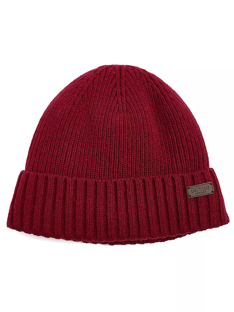 BARBOUR Mütze - Haube CARLTON rot