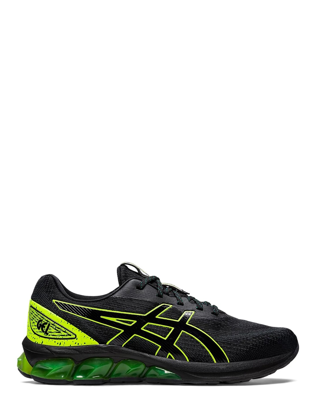 asics sneakers running homme gel-quantum 180 noir/vert