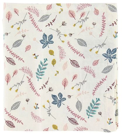Cam Cam StofBlå - 72x72 - 2-pak - Pressed Leaves Rose