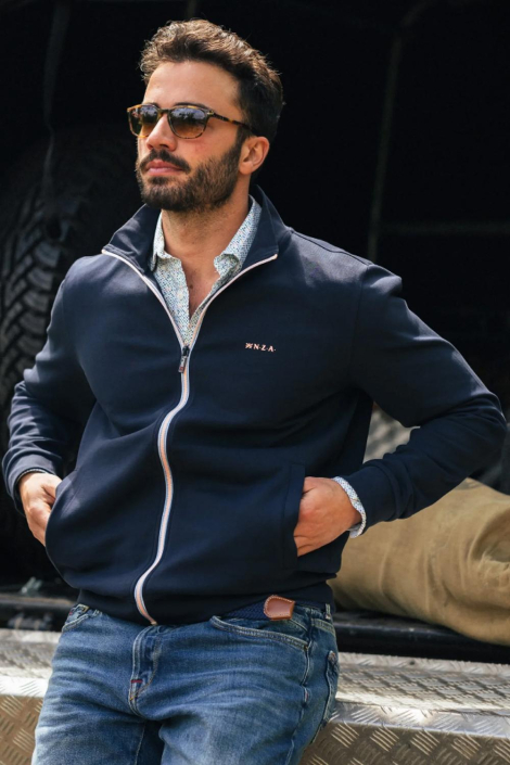 NZA blauwe heren vest