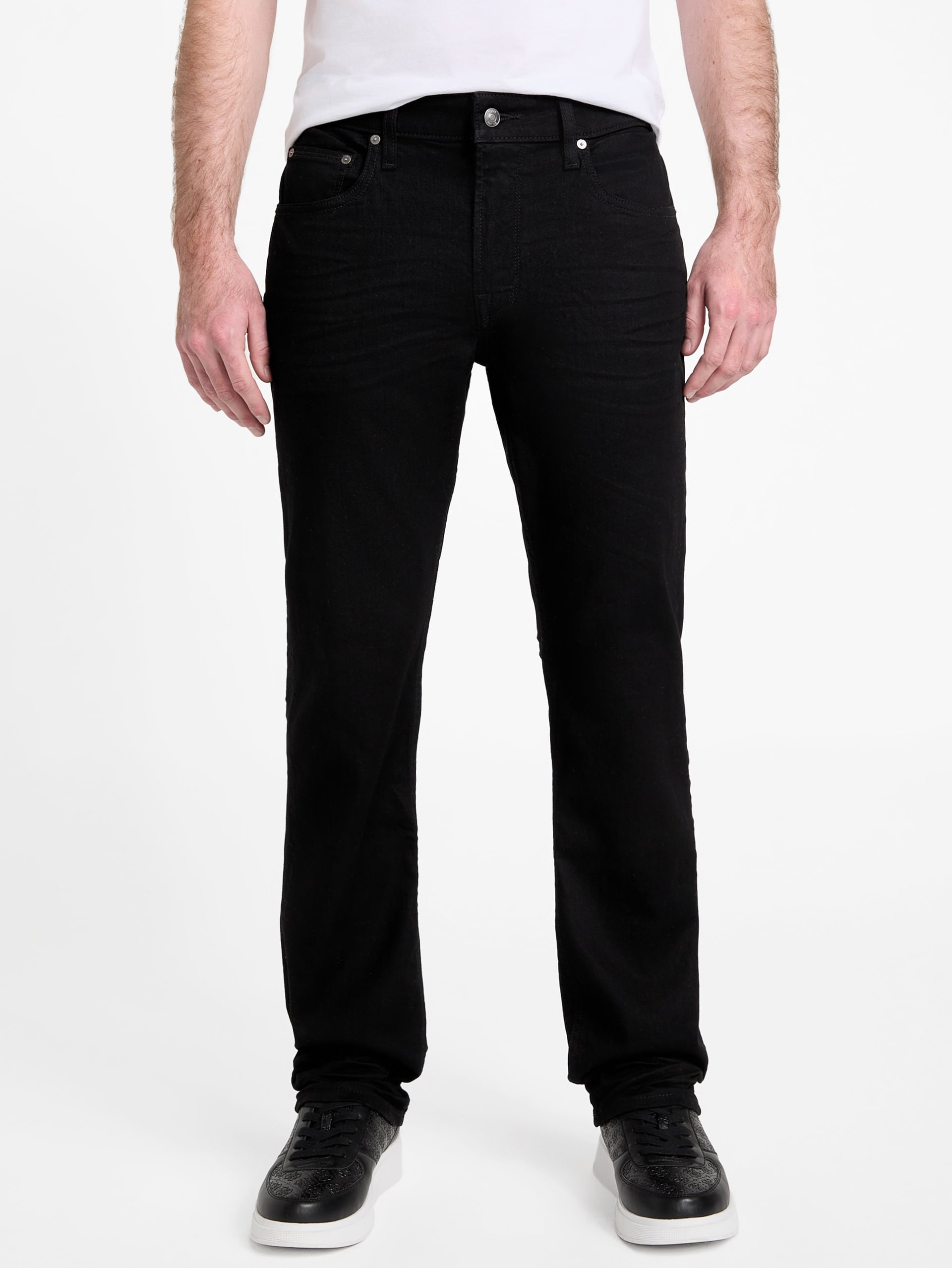 Calça jeans Eco Mateo de cintura média e corte regular