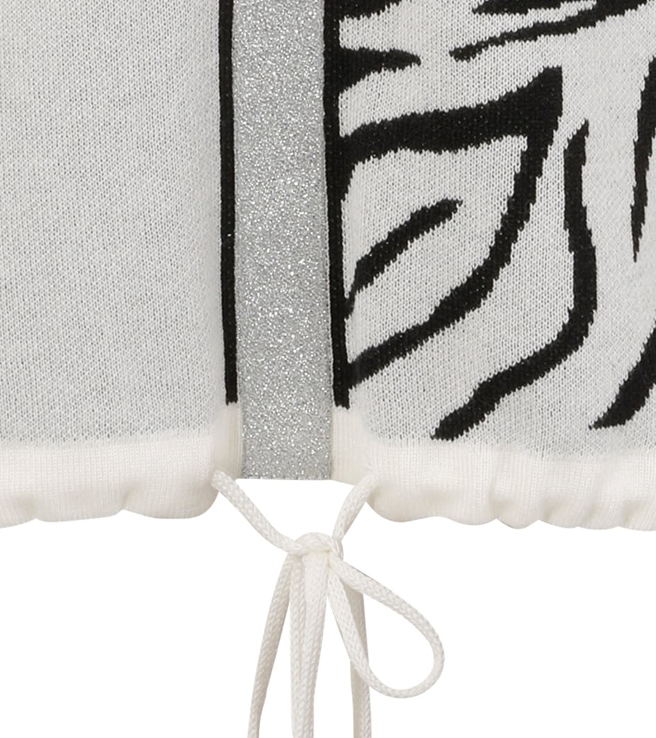 Aniston SELECTED Strickpullover , mit Tunnelzug am Saum und glänzendem Band