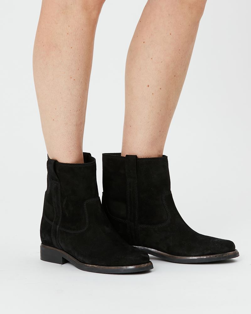 SUSEE BOTTINES EN CUIR VELOURS