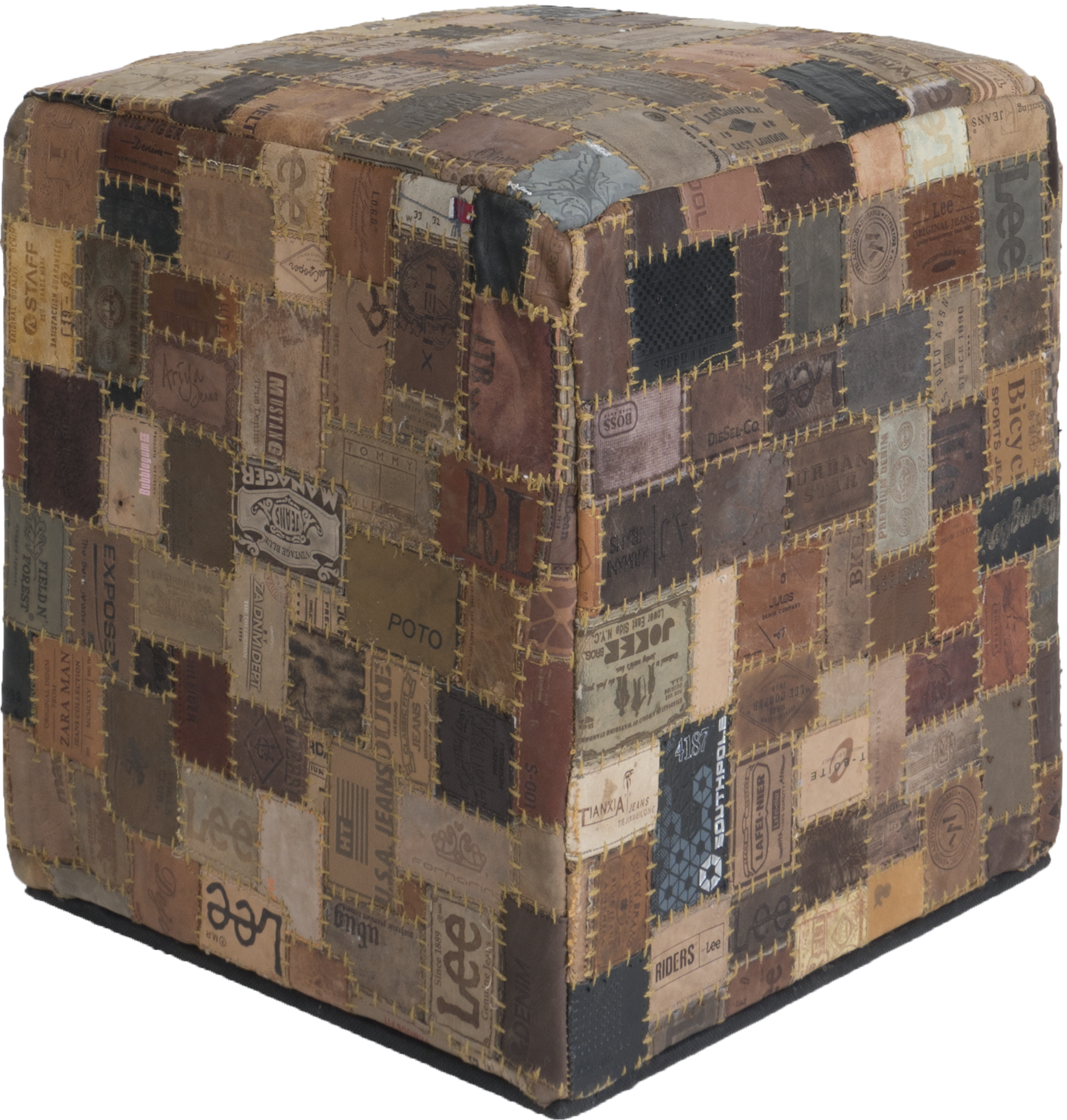 Poef Royal Labels - vierkant