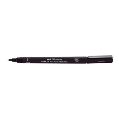 UNI PIN - Feutre fin - pointe calibrée - 0.2 mm - noir