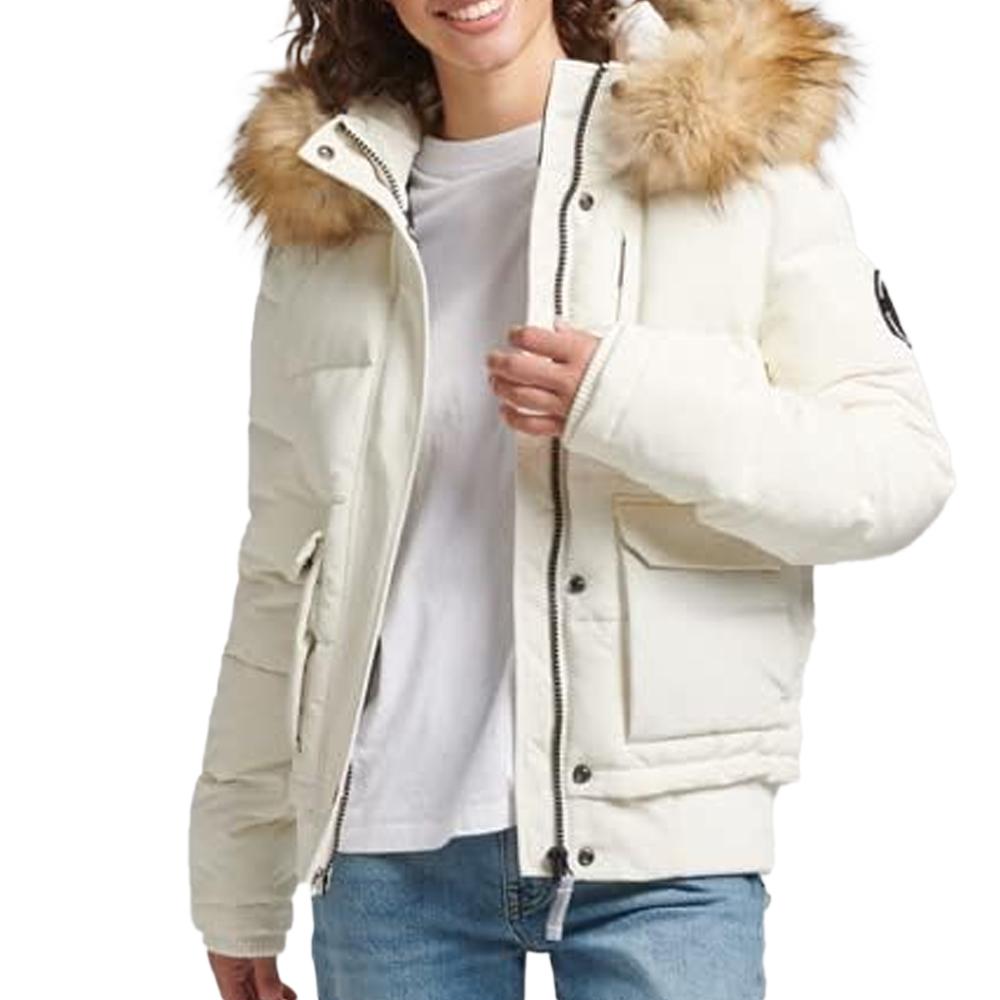 Superdry Doudoune Blanc Femme Superdry Everest