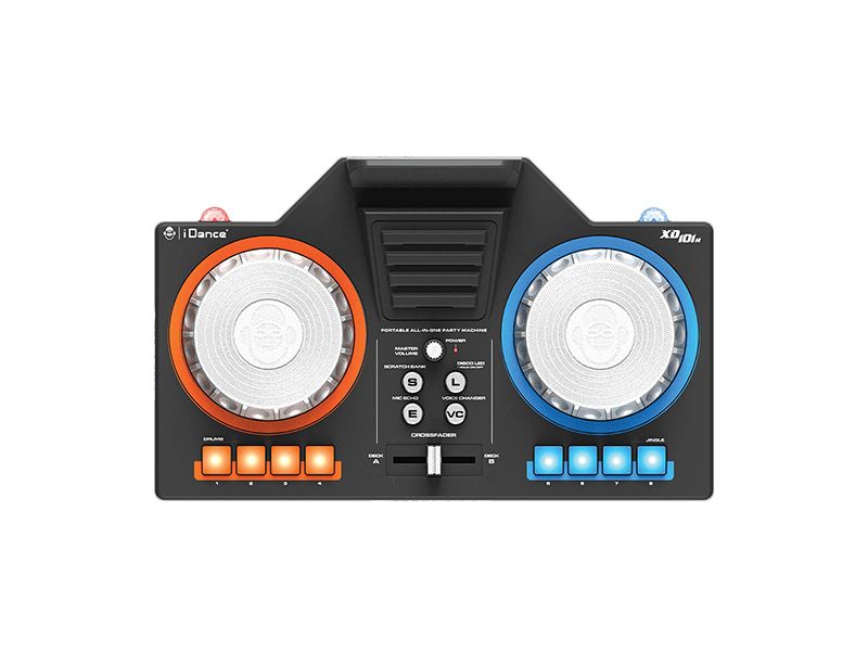 iDance Karaoke DJ XD101N Inklusive Mikrofon Kompakter DJ und Karaoke System
