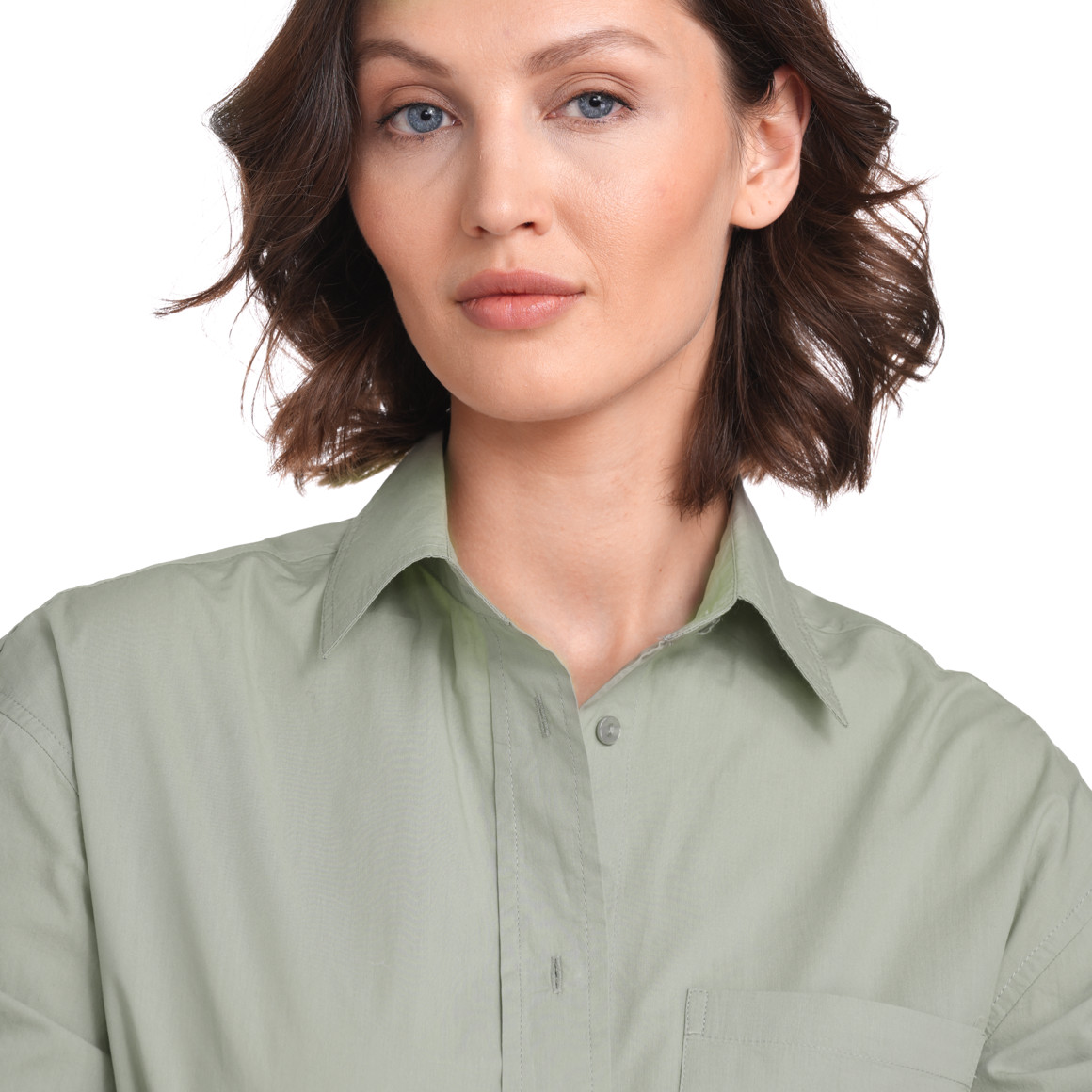 Jonas Nielsen Damen Bluse mit Tasche helloliv