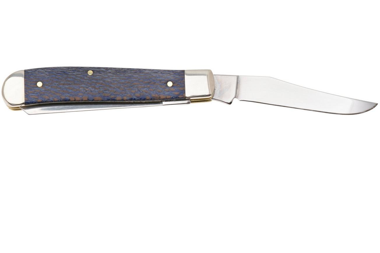 Case Mini Trapper Blue Smooth Sycamore Wood, 63731, 7207 SS zakmes
