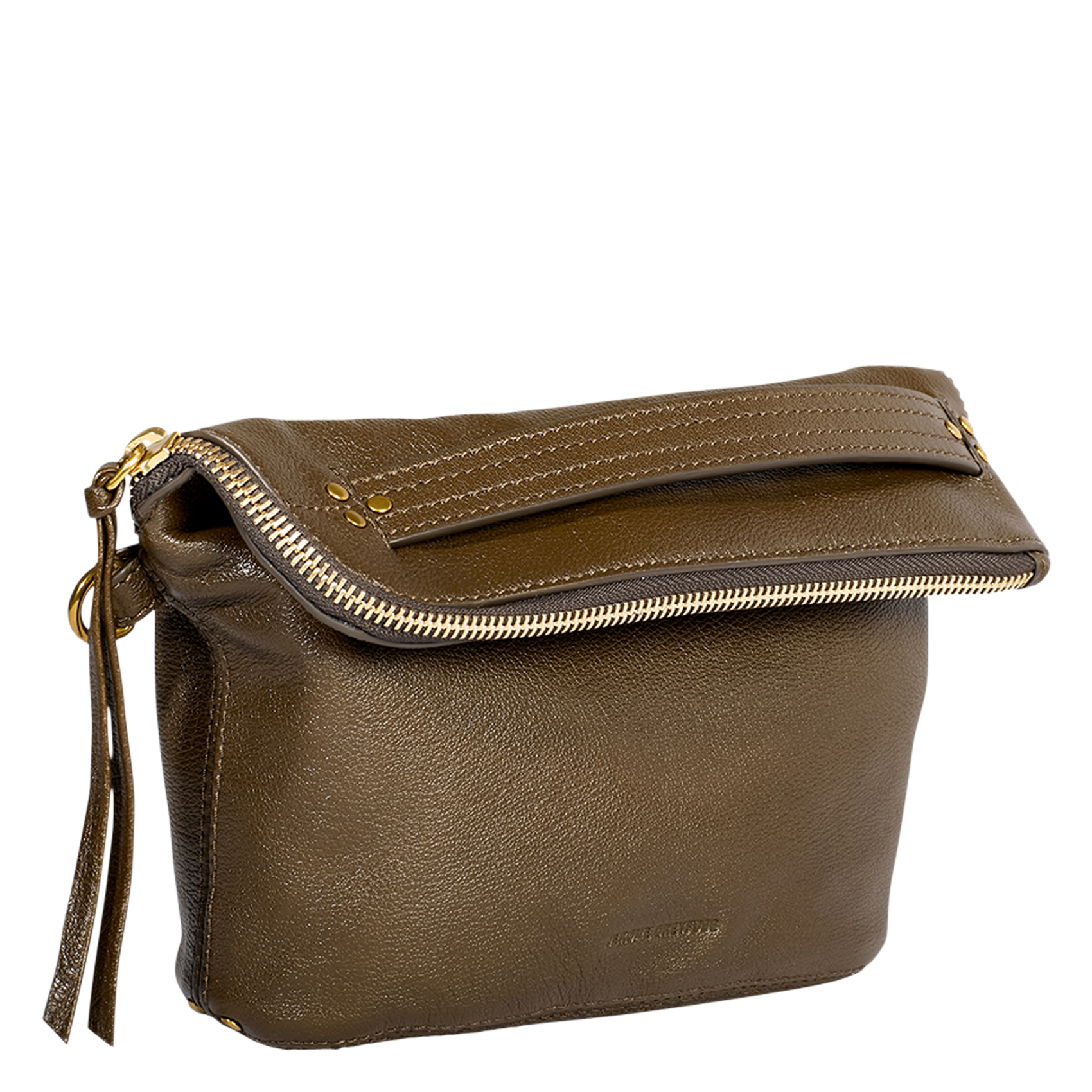 LUCKY - Pochette en cuir | Kaki
