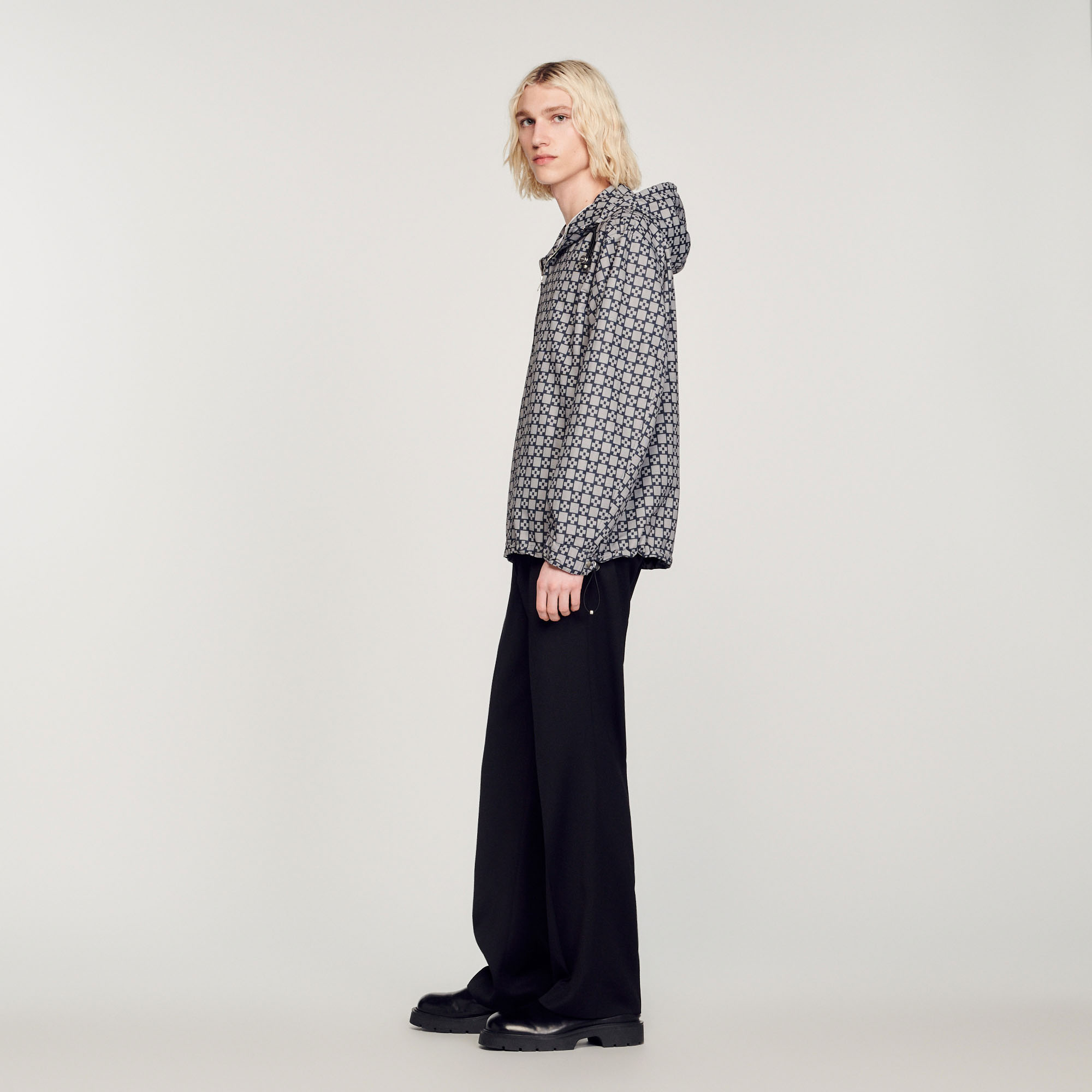 Blouson imprime Square Cross