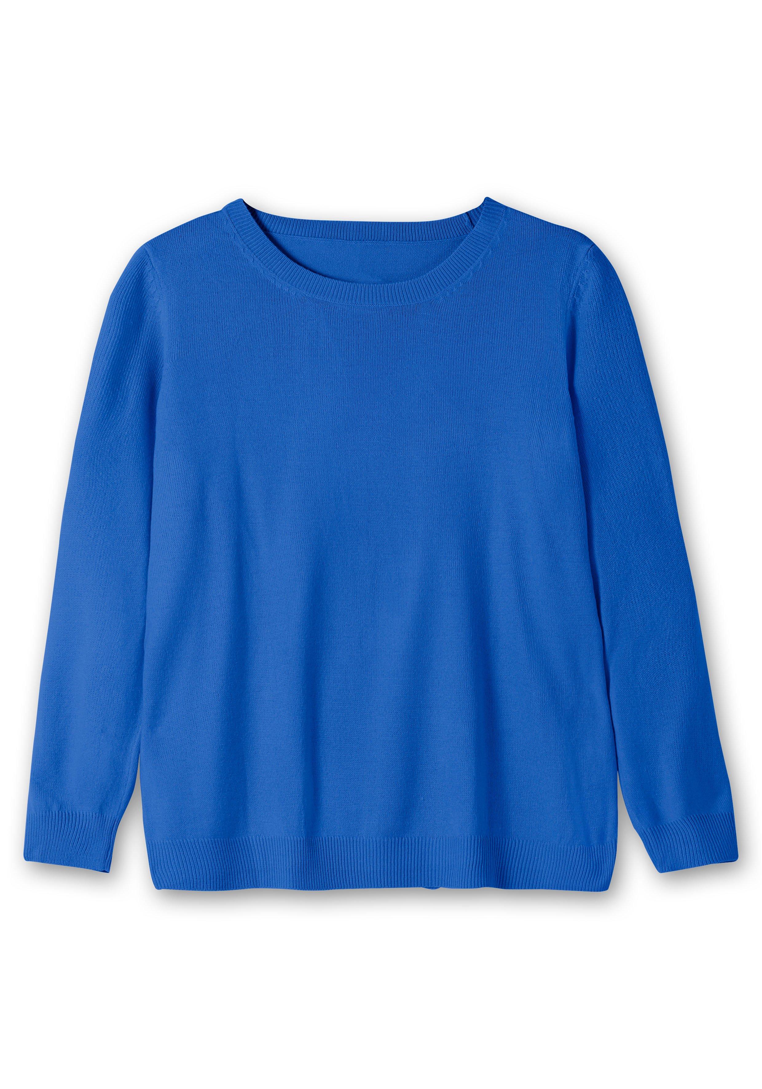 Pullover mit gerippten Abschlüssen