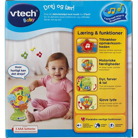 Vtech baby aktivitetshjul med musik
