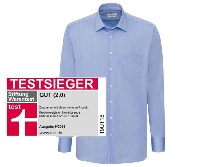 NOBEL LEAGUE® heren businessoverhemd