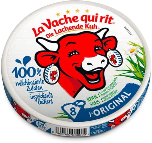 Die Lachende Kuh französische Schmelzkäse Ecken