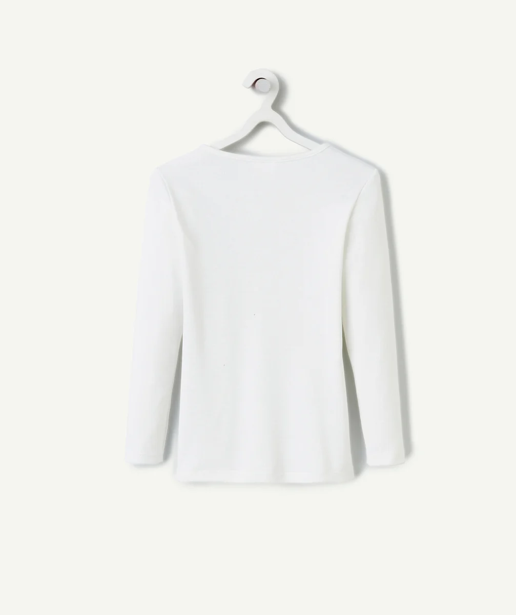 DAMARTT-SHIRT MANCHES LONGUES MAILLE INTERLOCK THERMOLACTYL BLANC