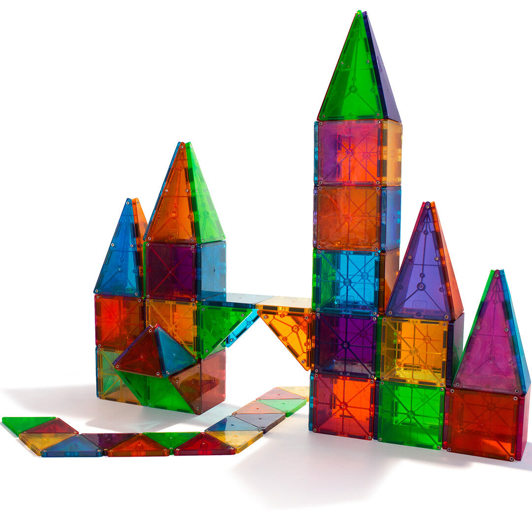 Magna-tiles magnetische tegels clear colors - 100st