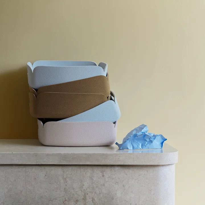 Muuto - Restore Tablett 28 x 15,5 cm, hellblau
