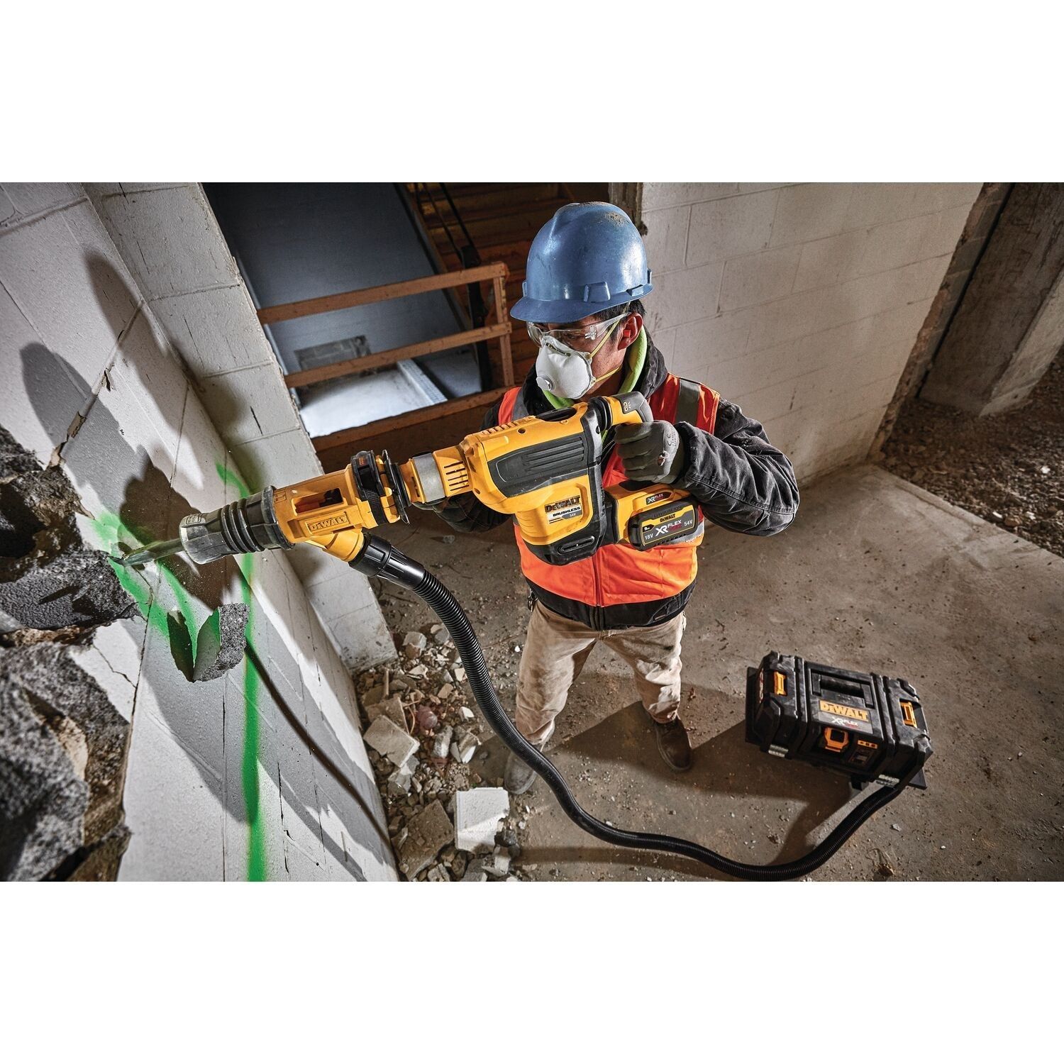 DeWALT DCH614N Accu combihamer SDS-Max 10,5J 54V XR FlexVolt Basic Body
