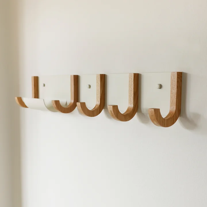 Design Letters - Jay Garderobe, L 43 cm, beige / hellblau