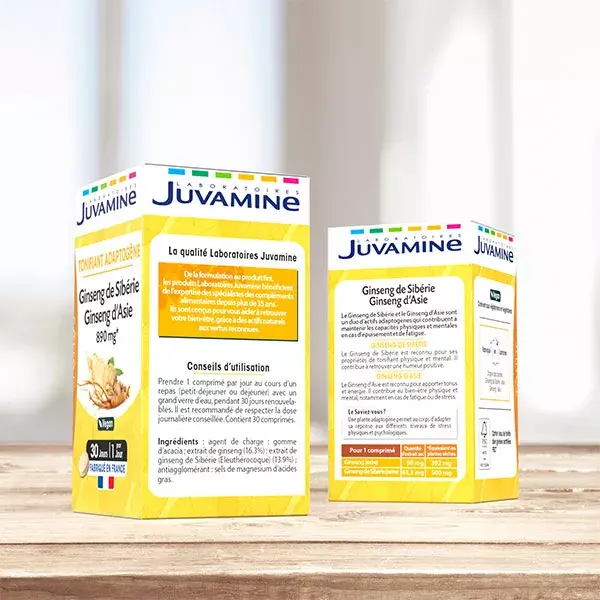Juvamine Ginseng Max, Vitalidade, 30 comprimidos