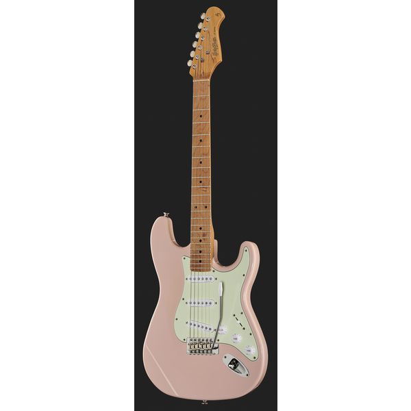 Harley Benton ST-62CC MN Shell Pink Bundle
