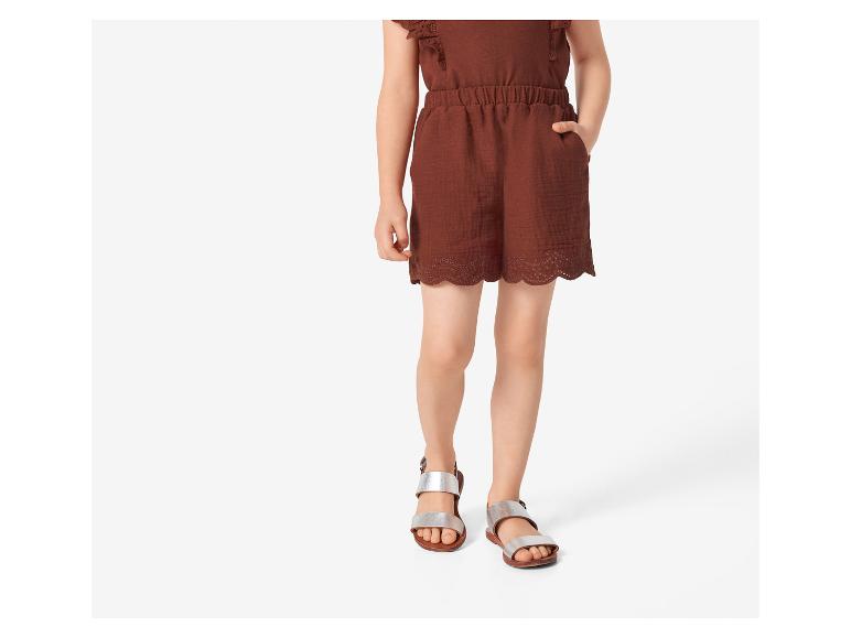 Mousseline korte kinderbroek