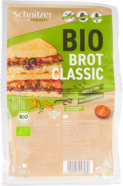 Schnitzer Bread’N Toast White Glutenvrij (400 gr)