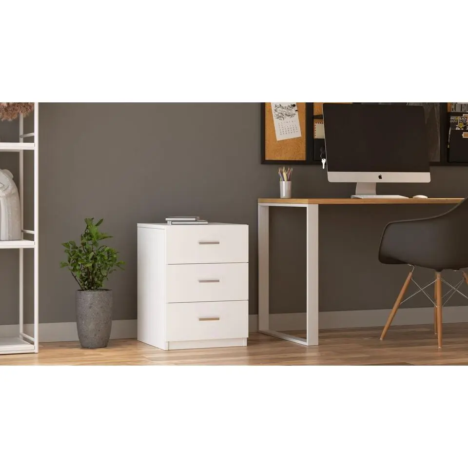Emob Locelso lade - 18 mm dik - 44 breedte - Wit