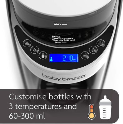 Baby Brezza Formula Pro Advanced Melkeerstatnings- og Vellingsmaskin, White