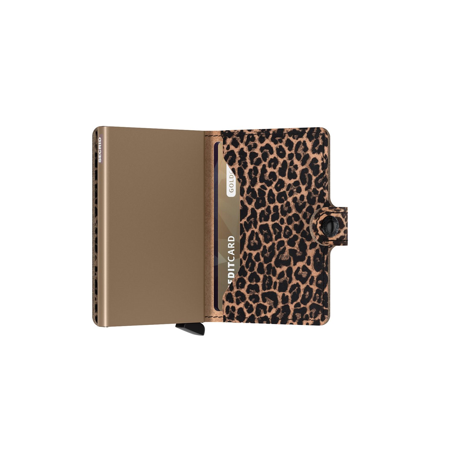 Secrid Miniwallet Portemonnee Leo beige
