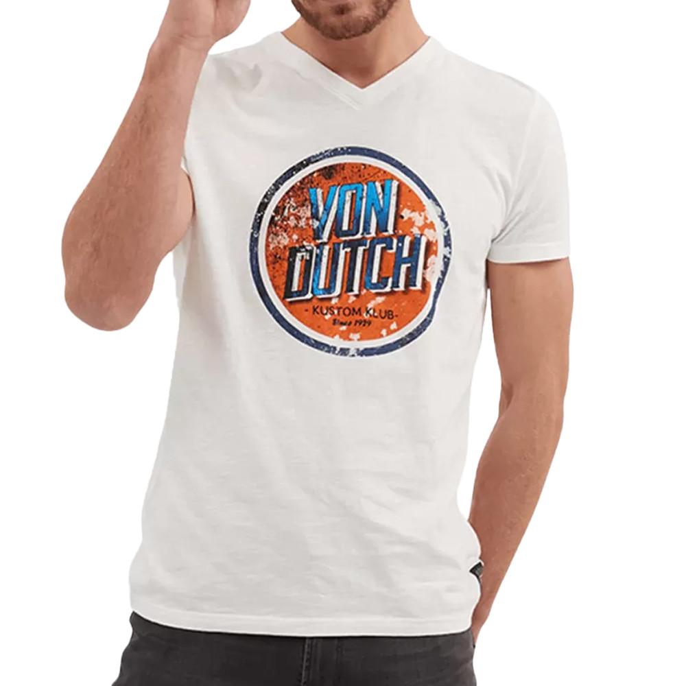 Von Dutch T-shirt Blanc Homme Von Dutch Klub