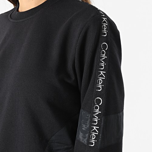 Sweat Crewneck A Bandes GWS2W316 Noir