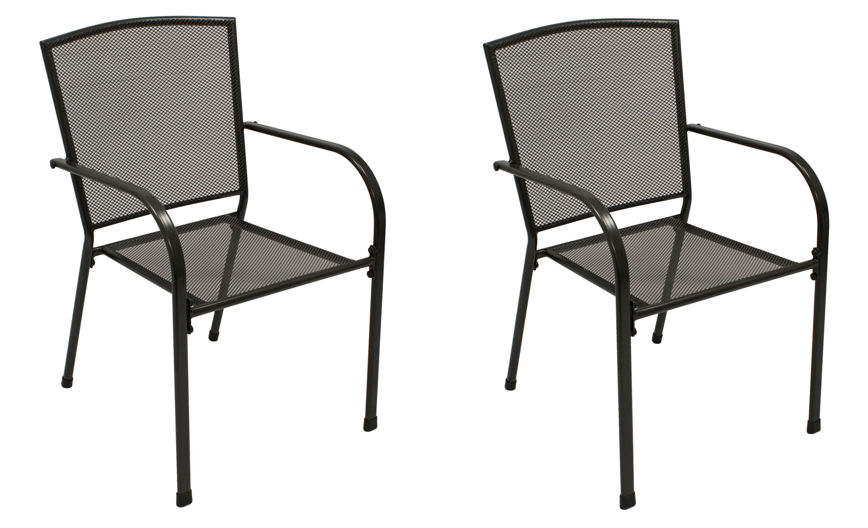 DEGAMO Garnitur CLASSIC 5-teilig, Streckmetall anthrazit (Tisch 90x150cm)