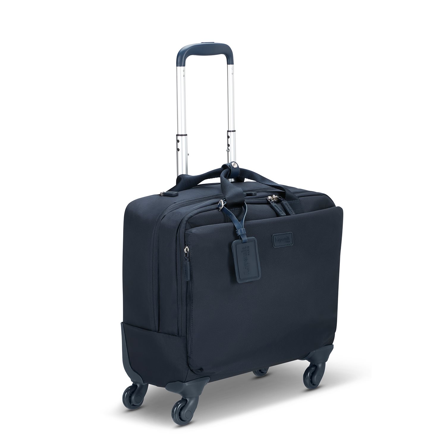 Lipault 4BIZ Spinner Tote carbon blue