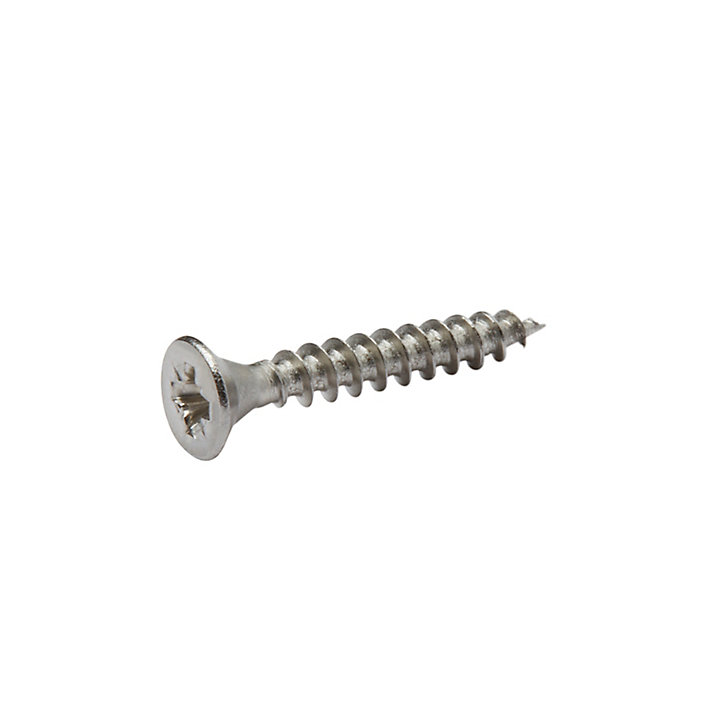 Vis à bois en acier inoxydable A2 pozidriv 3x20 mm - 20 pièces